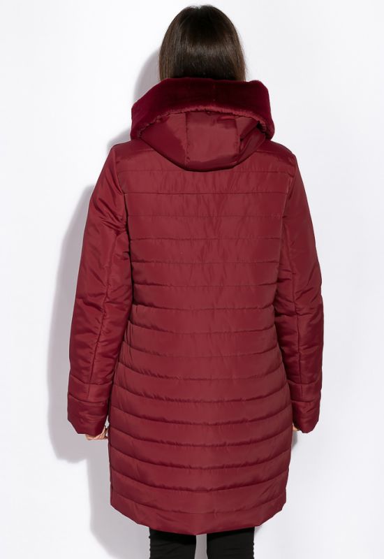 Куртка женская 131PM102 (бордовый)