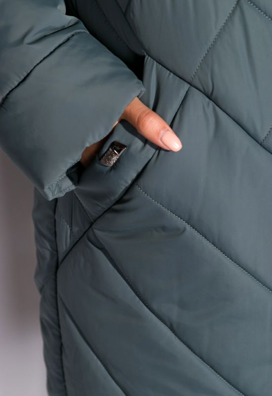 Куртка женская 131PM233 (серый/зеленый)