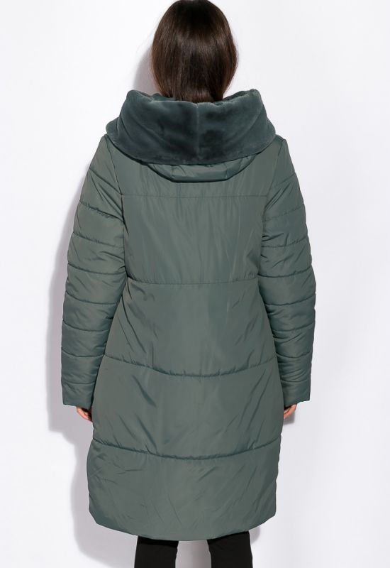 Куртка женская 131PM249 (серый/зеленый)