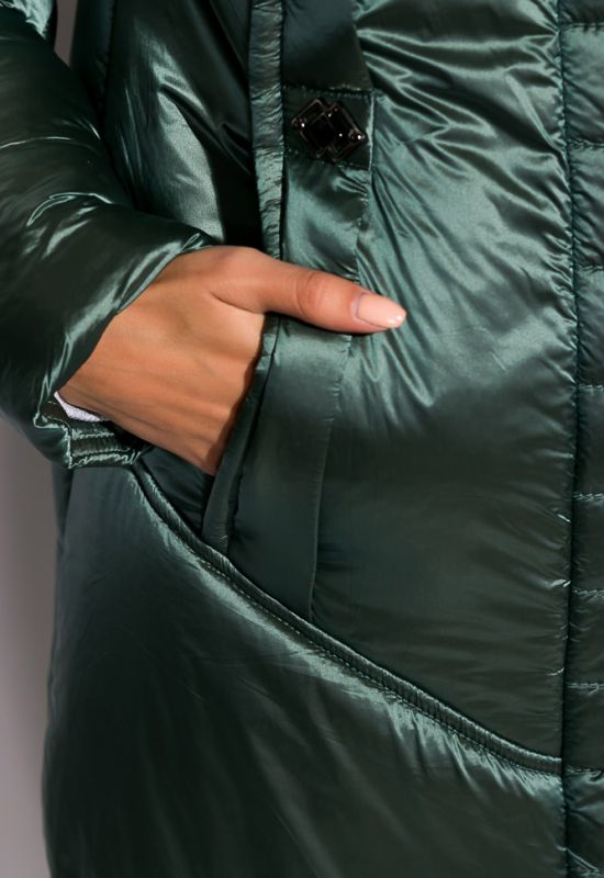 Куртка женская 131PM251-1 (серый/зеленый)