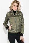 Куртка женская базовая 326V001 (хаки) Куртка женская базовая 326V001 (хаки)