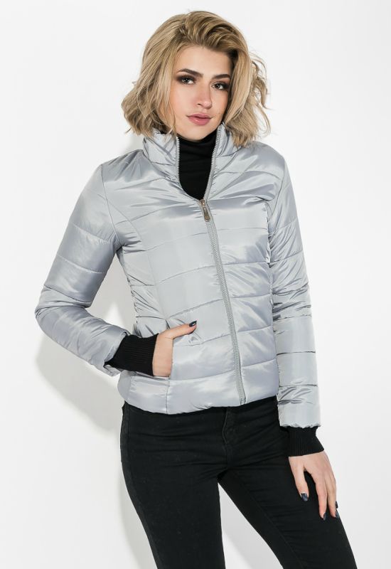 Куртка женская базовая 326V001 (светло-серый)