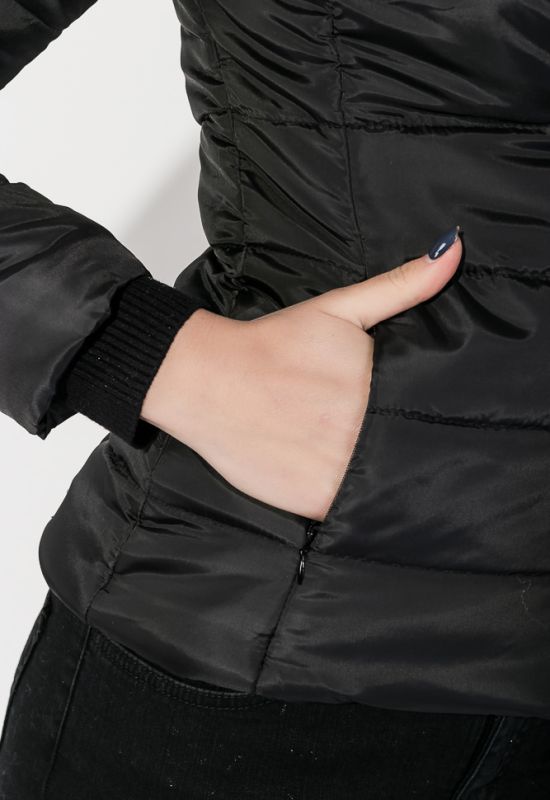 Куртка женская базовая 326V001 (черный)
