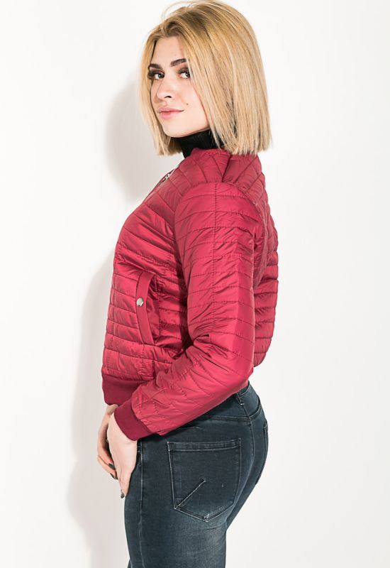 Куртка женская демисезонная 80PD1203 (бордовый)