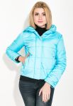 Куртка женская демисезонная короткая 80PD1213-1 (голубой)