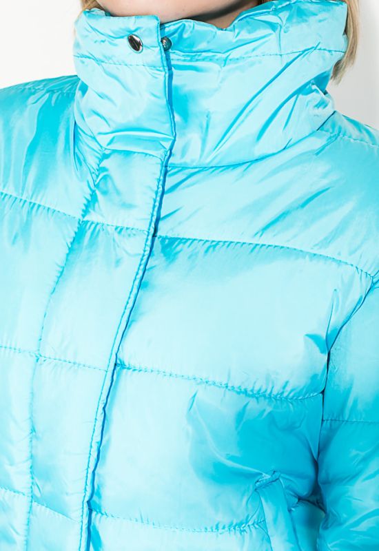 Куртка женская демисезонная короткая 80PD1213-1 (голубой)