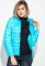 Куртка жіноча демісезонна на блискавці 191V004 (блакитний)
