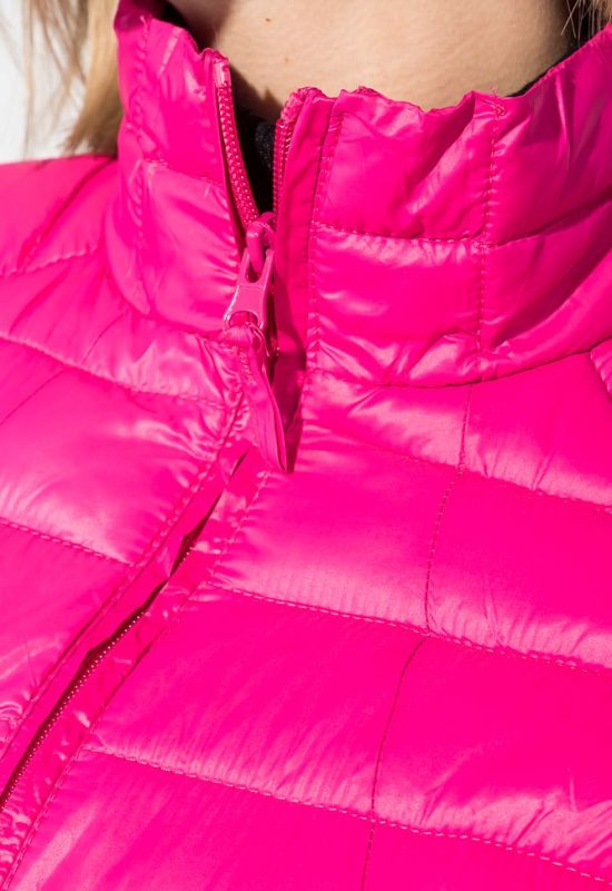 Куртка жіноча демісезонна на блискавці 191V004 (рожевий)