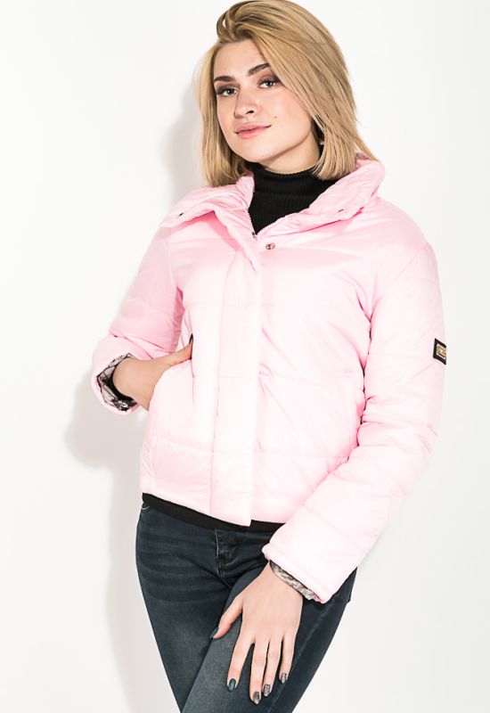 Куртка женская демисезонная с карманами 80PD1213 (розовый)