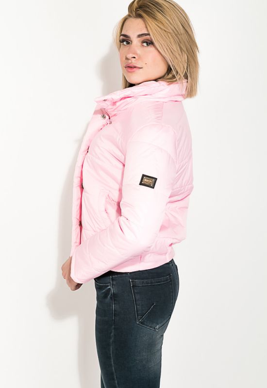 Куртка женская демисезонная с карманами 80PD1213 (розовый)