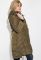 Куртка жіноча довга 677K005-1 (хакі)