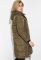 Куртка жіноча довга 677K005-1 (хакі)