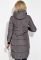 Куртка жіноча довга 677K005-1 (сірий)