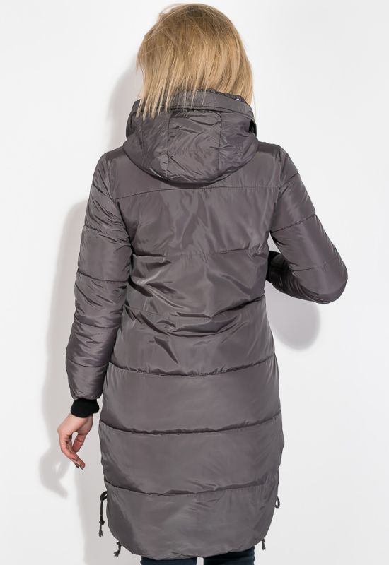 Куртка женская длинная 677K005-1 (серый)