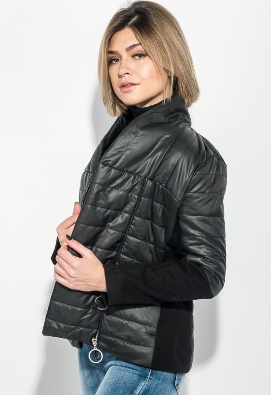 Куртка жіноча двофактурна 69PD1049 (чорний)
