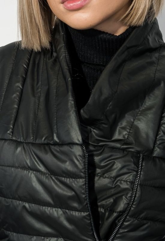 Куртка жіноча двофактурна 69PD1049 (чорний)
