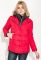 Куртка женская имитация двойки 80PD1336 (красный)