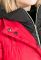 Куртка женская имитация двойки 80PD1336 (красный)
