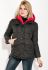Куртка женская имитация двойки 80PD1336 (черный)