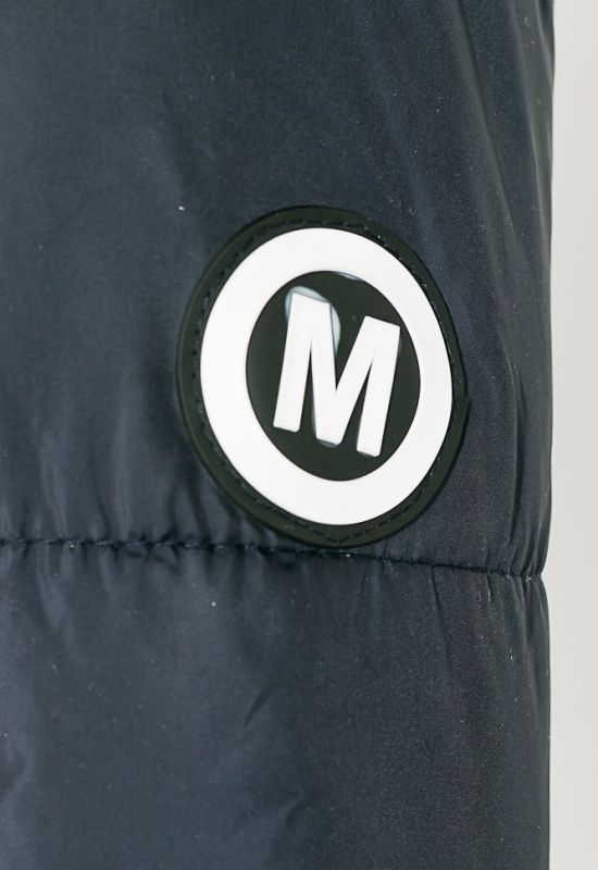 Куртка женская имитация двойки 80PD1336 (темно-синий)