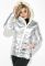 Куртка жіноча на хутрі тепла 77PD865 (срібний)