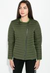 Куртка женская на змейке 69PD1077 (хаки) Куртка женская на змейке 69PD1077 (хаки)