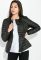 Куртка жіноча на змійці 69PD1077 (чорний)
