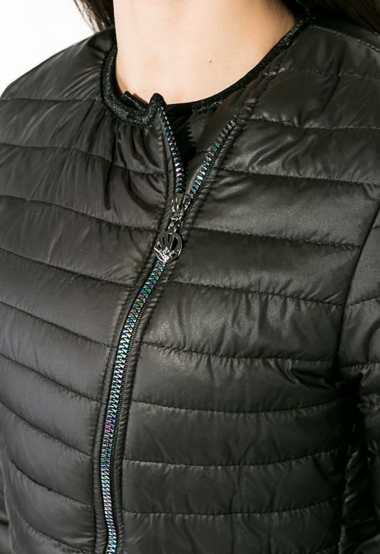 Куртка жіноча на змійці 69PD1077 (чорний)