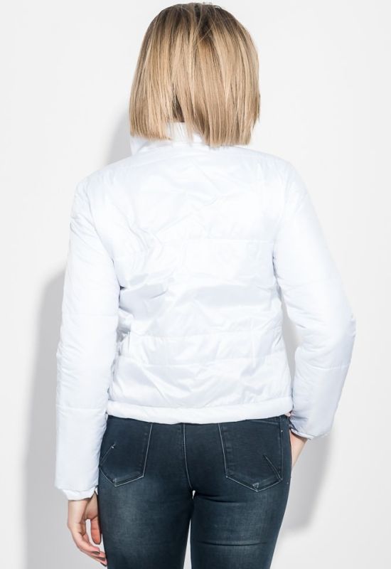Куртка женская однотонная 72PD153-1 (белый)