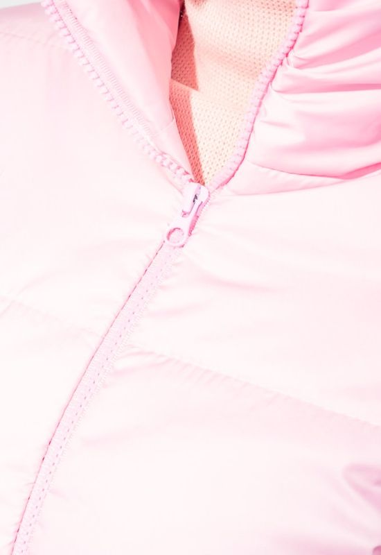 Куртка женская однотонная 72PD196 (розовый)
