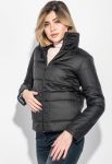 Куртка жіноча однотонна 72PD196 (чорний)