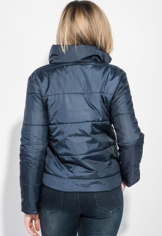 Куртка женская однотонная 72PD196 (темно-синий)