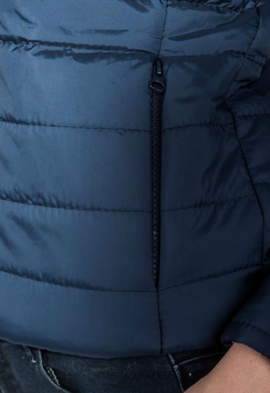 Куртка женская однотонная демисезон 72PD192 (темно-синий)