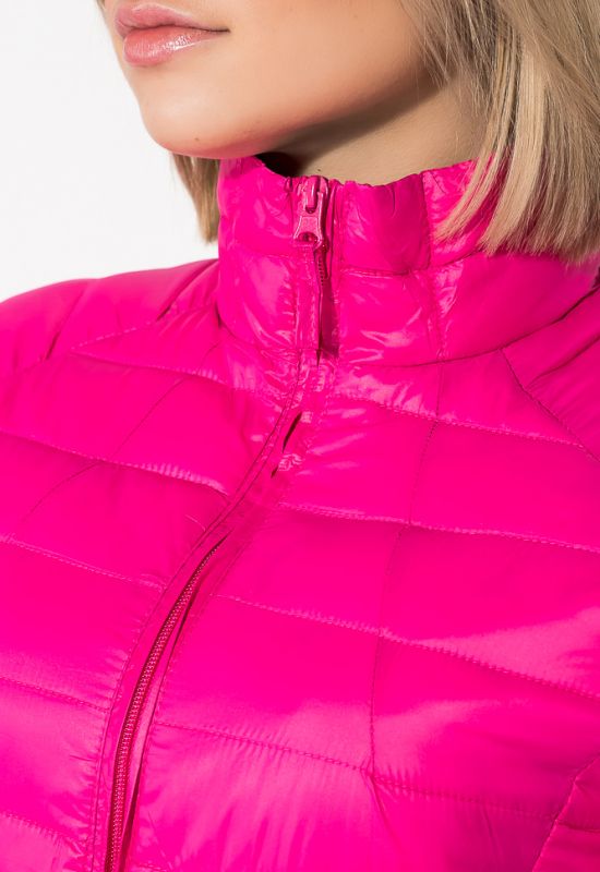 Куртка женская однотонная модель 191V003 (фуксия)