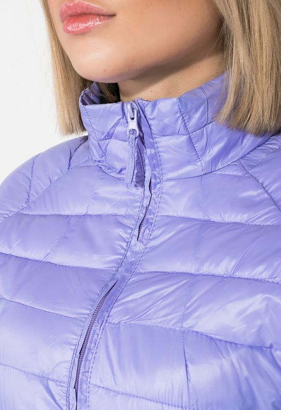 Куртка женская однотонная модель 191V003 (сиреневый)