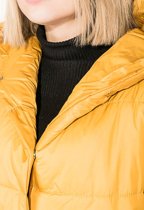 Куртка женская с манжетами на рукавах 80PD1077 (горчичный)