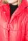 Куртка жіноча з манжетами на рукавах 80PD1077 (червоний)