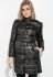 Куртка жіноча з бантом на поясі ззаду 69P0590 (чорний)