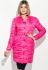 Куртка женская с бантом на поясе сзади 69PD590 (малиновый)