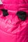 Куртка жіноча з бантом на поясі ззаду 69PD590 (малиновий)
