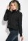 Куртка женская с капюшоном 677K007 (черный)