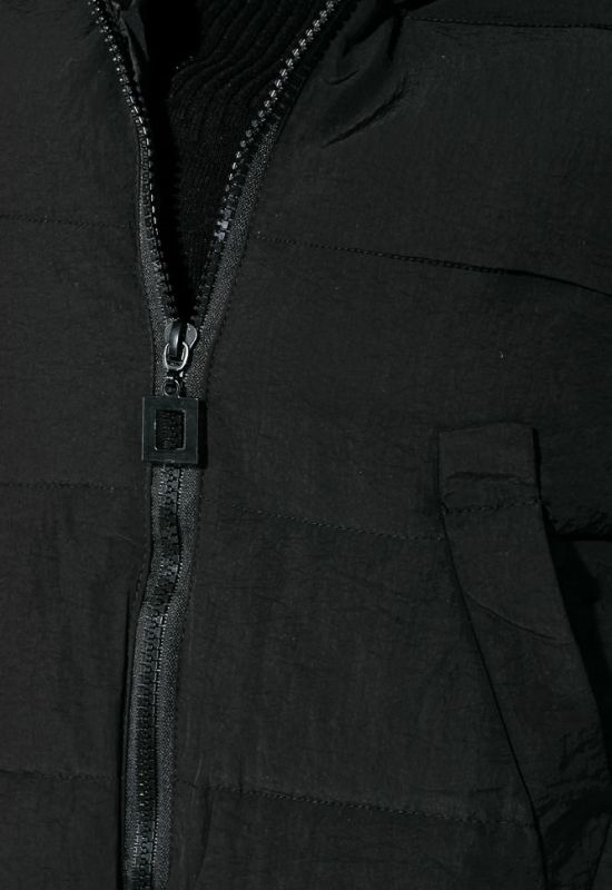 Куртка женская с капюшоном 677K007 (черный)