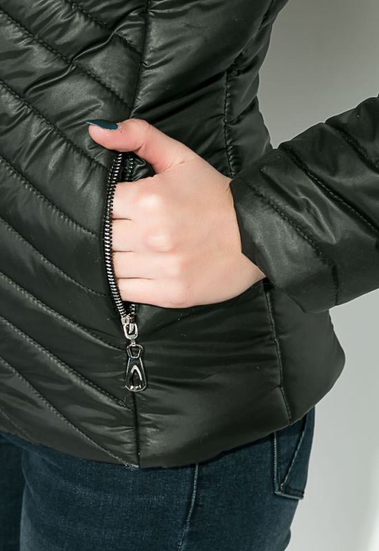 Куртка женская с капюшоном с широкой цветовой палитрой 74PD806 (черный)