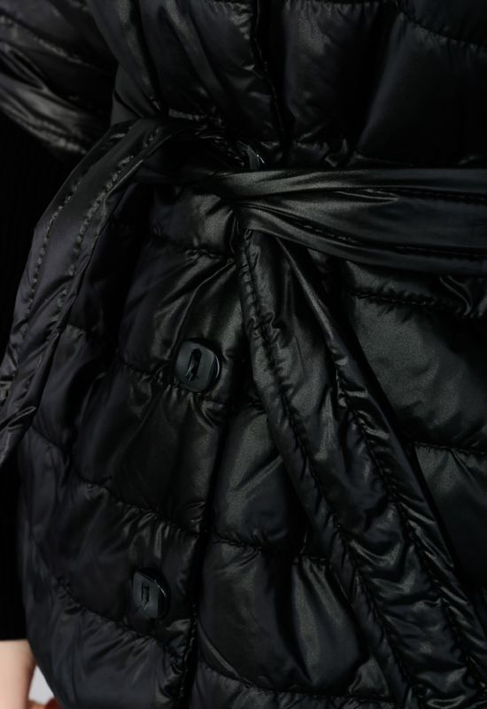 Куртка женская с крупными пуговицами 69PD823 (черный)