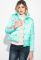 Куртка жіноча з ніжною весняною нашивкою 72PD143 (ментоловий)