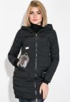 Куртка жіноча з гарматою на кишені 173V001 (чорний)