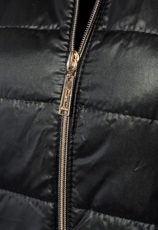 Куртка женская с рукавом три четверти 69PD737 (черный)