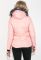 Куртка жіноча з вишитими кишенями 69PD987 (персиковий)
