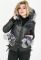 Куртка жіноча з вишитими кишенями 69PD987 (чорна)