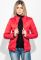 Куртка жіноча із задекорованими бігунками 69PD914 (червоний)